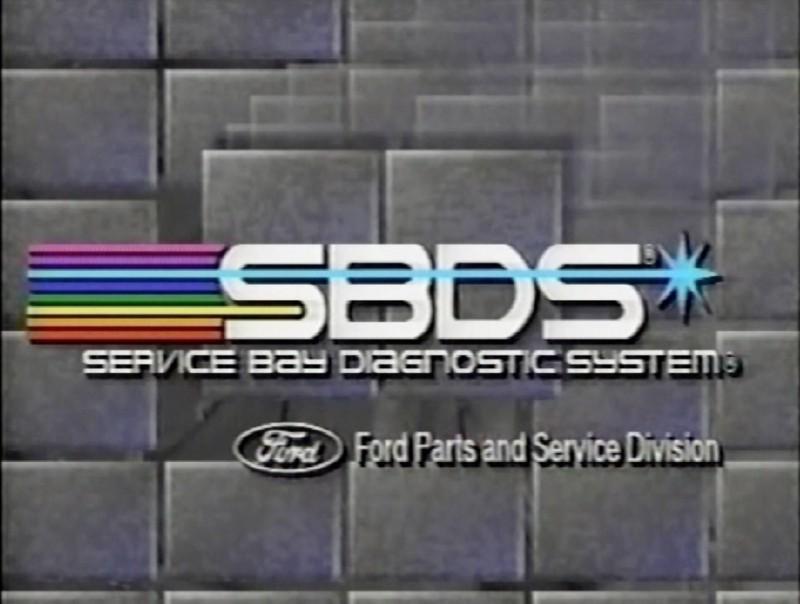 Ford service bay diagnostic system training video tape (vhs) 1991