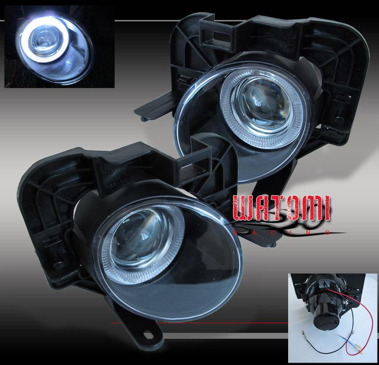 07-09 nissan altima halo projector fog lights chrome 08