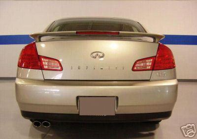 Painted infiniti g35 4dr factory spoiler  2003-2006