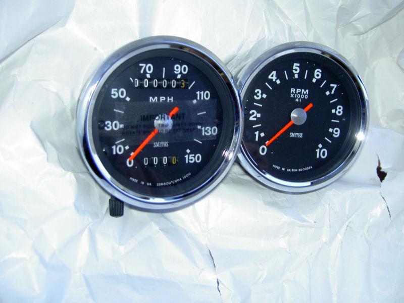 1971-72 bsa a75 rocket 3 smiths 150mph speedometer & 10,000 rpm tachometer 