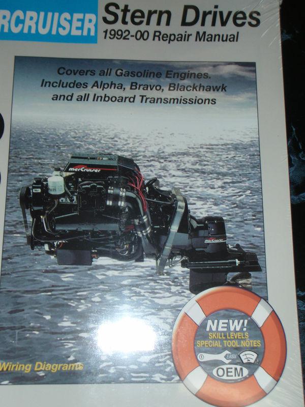 Service manual mercruiser sterndrives inboards engines 1992-2000  230 3206     