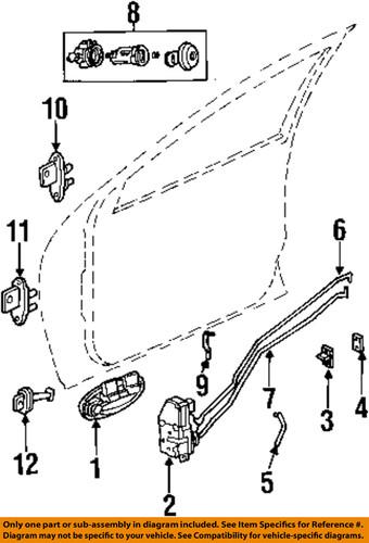 Mopar oem 5008661ad front door-door check