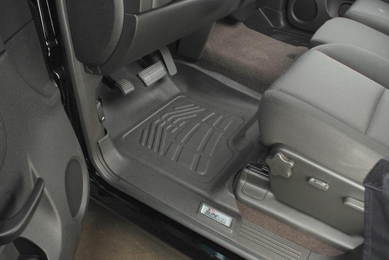 Ford f150 super crew 2011 - 2014 floor mats liners front - black