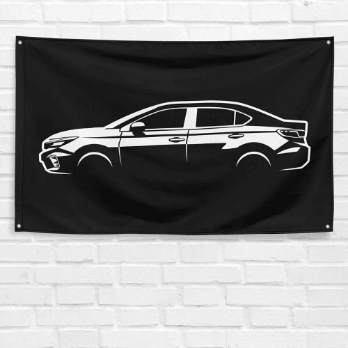 For honda city enthusiast 3x5 ft flag dad birthday gift banner