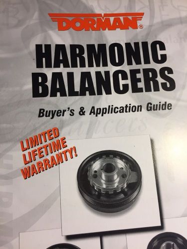 1999 dorman harmonic balancers application guide catalog