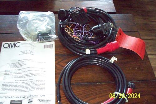 Nos omc johnson evinrude single lever wiring kit 174956/174957