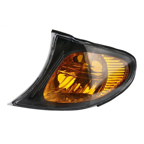 Fit bmw 02-05 e46 3-series 4d sedan amber 2x park corner light turn signal lamp