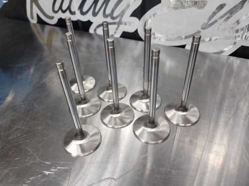 Big block chevy severe duty intake valves. 5.210 x 2.250 x 3/8 set of 8 stainles