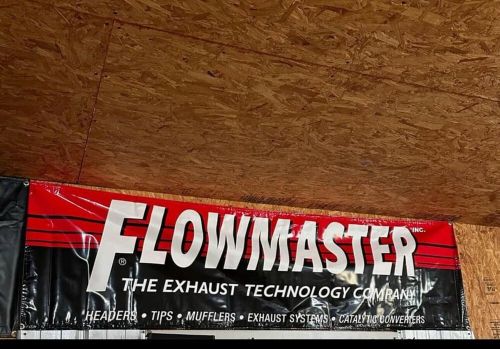 Flowmaster garage racing banner roughly 7’ x 2’