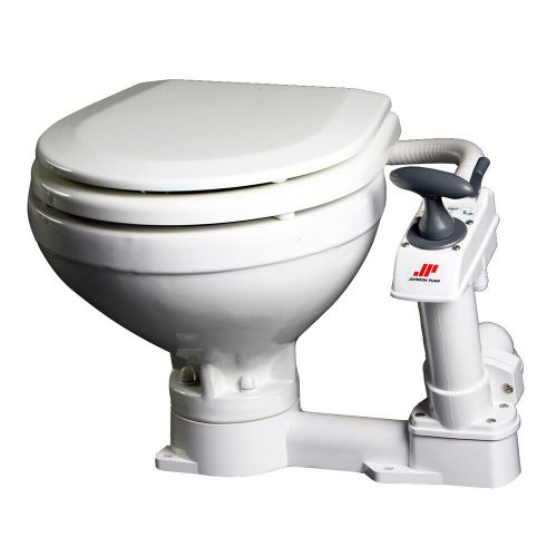 Johnson pump compact manual toilet