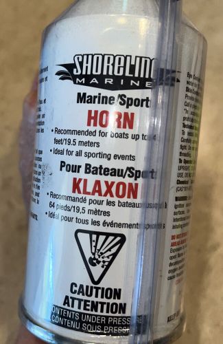 Shoreline marine boat or sporting event horn distress sos emergency klaxon 8oz