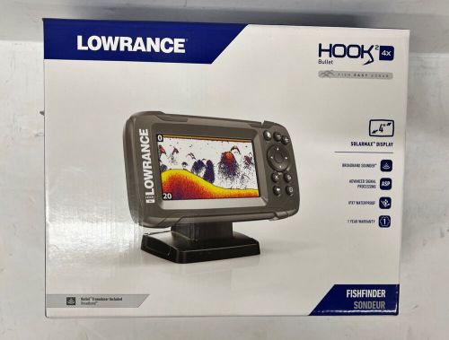 New lowrance hook2-4x bullet skimmer