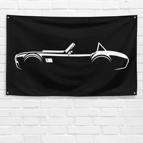 For ford shelby cobra 427 1965 enthusiast 3x5 ft flag dad grandpa gift banner