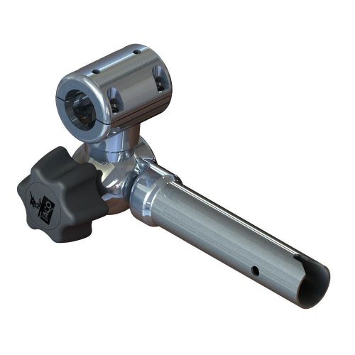 ​taco marine shadefin adjustable clamp-on pipe mount - secure and adjustable sun