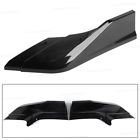 5pcs front bumper lip spoiler gloss black fits for 20-23 corvette c8 5vm style