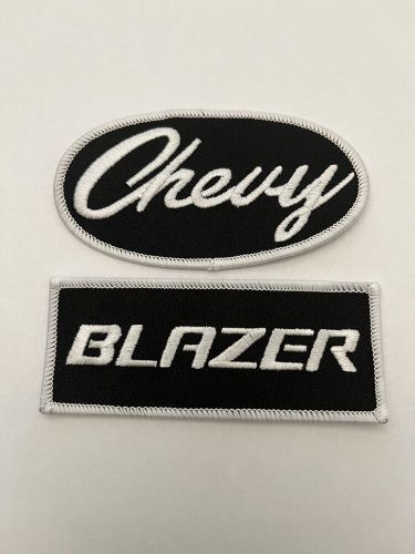 Chevy blazer sew/iron on patch embroidered chevrolet