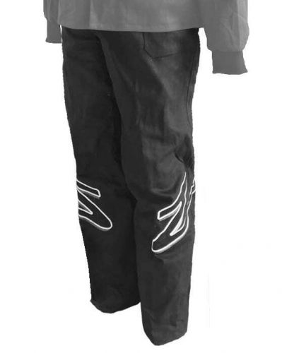 Zamp r01p003s zr-10 driving pants - sfi 3.2a/1 - single layer black - small