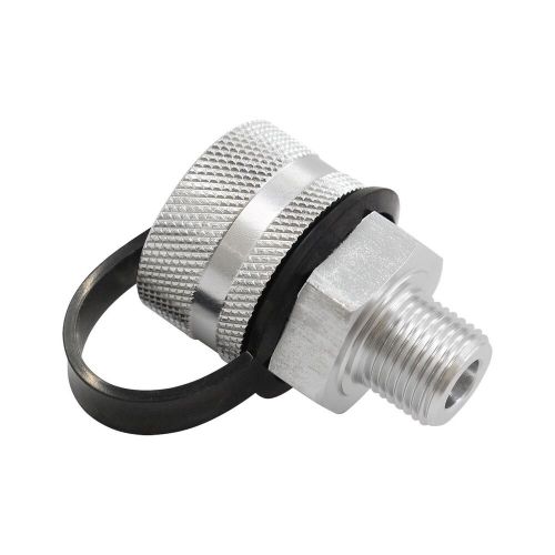 Quick twist oil drain valve for m12-1.75 aluminium alloy drain hose attachment