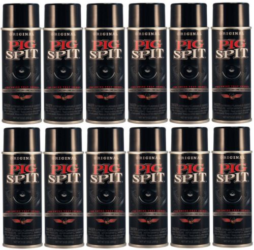 Pig spit &#034;original&#034; spray cleaner detailer 9 oz can - qty (12) (pso) 83-1015