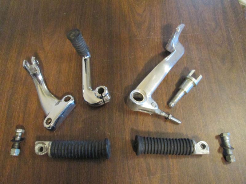 Harley sportster mid control kit with pegs / foot controls - fits 1991 to 2003