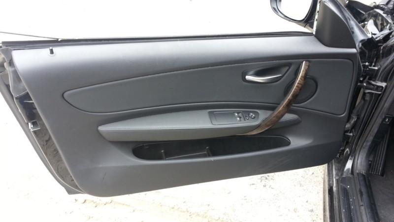 Bmw e82 128i 135i driver passenger left right coupe door panels black 07-13 nice