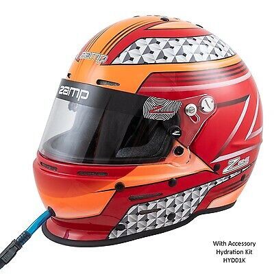 Zamp helmet rz-62 aramid mix m red/org sa2020 h764c35m