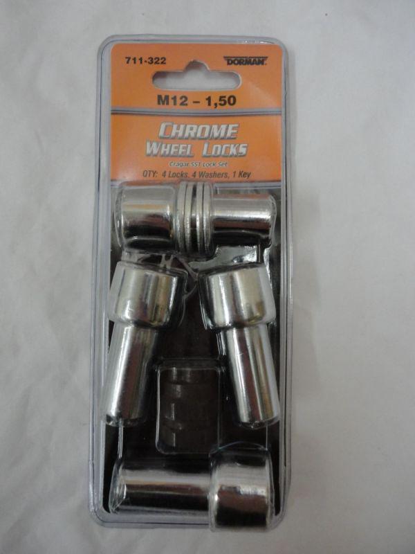 Dorman 711-322 chrome wheel locks cragar sst lock set no.2