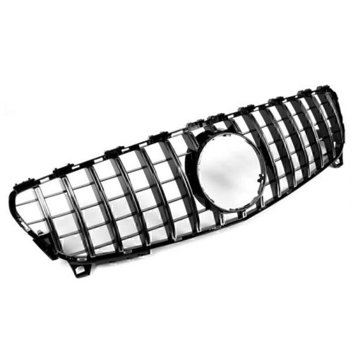 Front grille radiator grill for facelift w176 a200 a45 amg 16-18 chrome silver gtr-