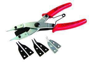 New motion pro snap ring pliers, red, 180 and 45 degree tips