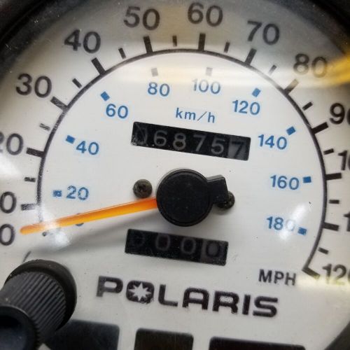 2001-2002 polaris rmk edge pro x classic trail speedometer 6875 miles 3280348