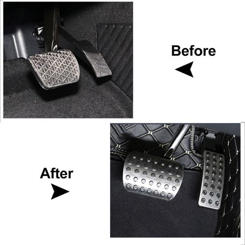 Accelerator gas brake foot pedal cover fit mercedes benz a/b/cla/gla/glb 2020