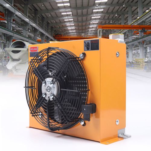 60w watt hydraulic oil cooler ah1012t-ca w/ precise welding &amp; fan  100l/min new