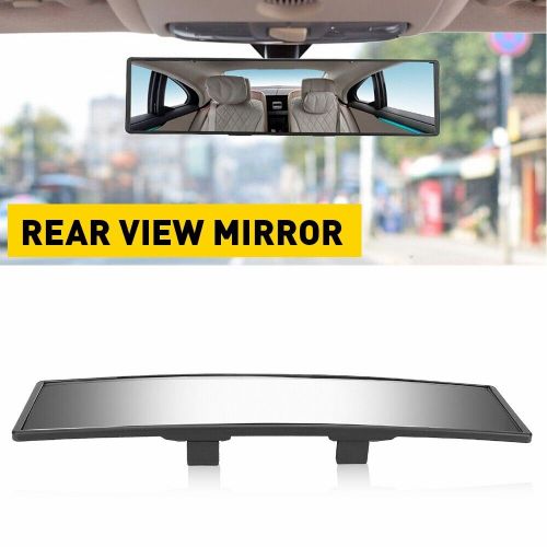 Car interior view rear mirror clear view wide angle rear view panoramic mirror