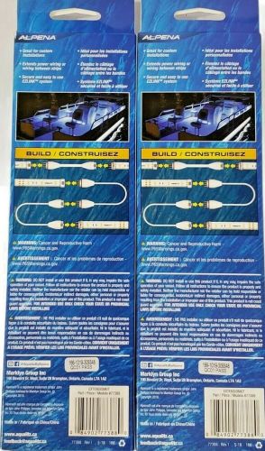 Alpena aqualitz extension kit ez link plug &amp; play marine grade new lot of 2