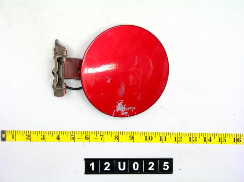 00 s10 blazer fuel filler door lid gas tank cover cap oem red 12u025