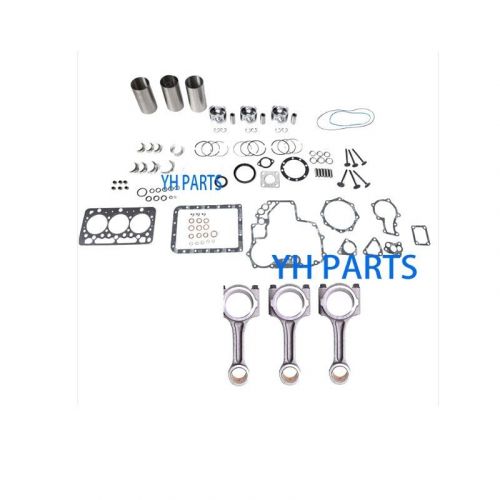 Overhaul rebuild kit d902 +connecting rod fit for kubota kx41-3 bx24 tractor