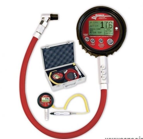 Longacre temperature compensated 0-100 psi digital tire psi gauge, w/tire probe