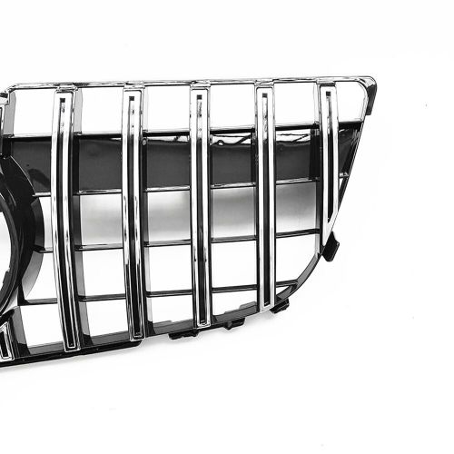 Silver front grille radiator grill for mercedes benz glk class x204 glk350 2013-15-