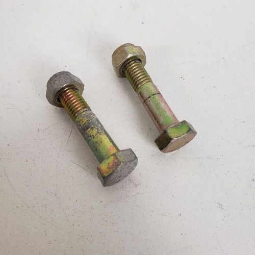 Bmw e30 e28 steering u joint swivel linkage mounting bolt with nut x2