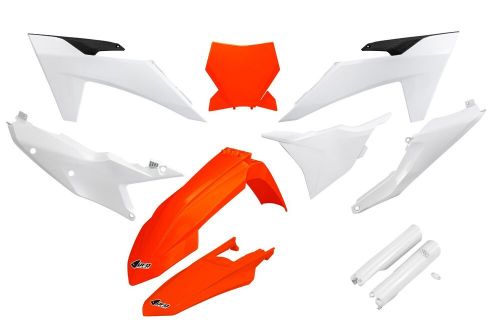 Ktm plastics kit sx sxf xc 2023 - 2024 oem orange motocross ufo ktkit529f@999w