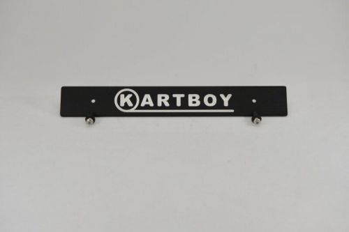 Kartboy front license plate delete - black