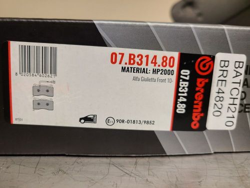 Genuine brembo sport hp2000 brake pads - alfa romeo giulietta