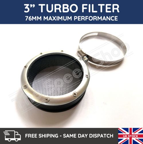 3 inch 76mm turbo screen mesh air inlet filter guard