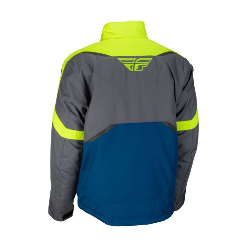 Fly racing outpost jacket - blue/hi-vis - xl - 470-4145x