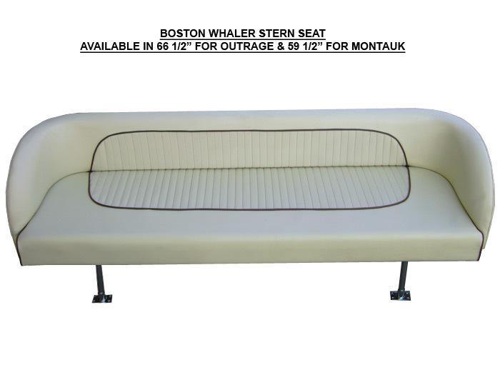 Boston whaler outrage 18,19,20,22,25 stern seat - upholstered pb