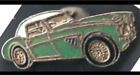 Austin healey 3000 mki lapel pin with butterfly clasp in super green enamel (z)