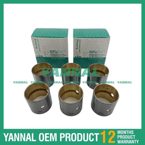 6x new m11 connecting rod bushing 54mm for cummins o&amp;k rh 23.5 excavator