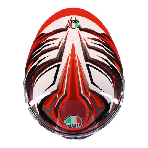 New agv k6 s reeval white red grey road motorcycle helmet was $899.00