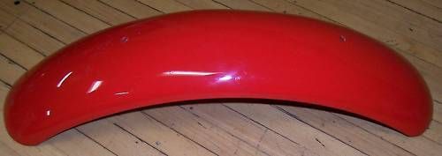 Vintage nos alsport steen hodaka motorcycle dirt bike front fender red