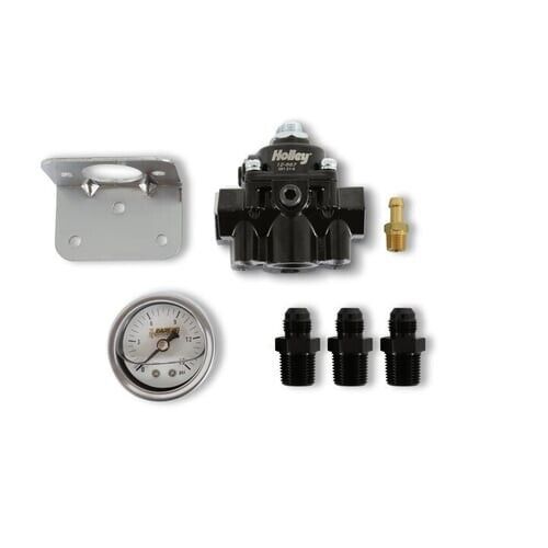 Holley 12-887kit die cast efi bypass style fuel pressure regulator kit 4.5-9 psi